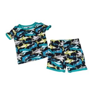 Boys shark themed pajama set